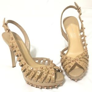 Gianni Bini Studded Slingback High Heels